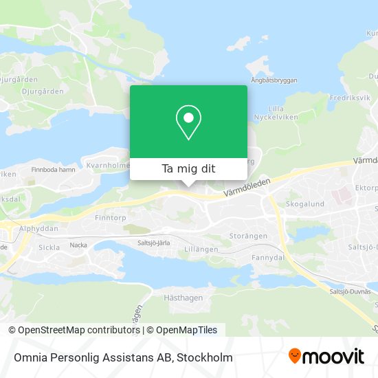 Omnia Personlig Assistans AB karta
