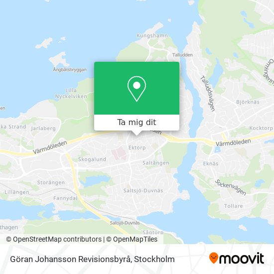 Göran Johansson Revisionsbyrå karta
