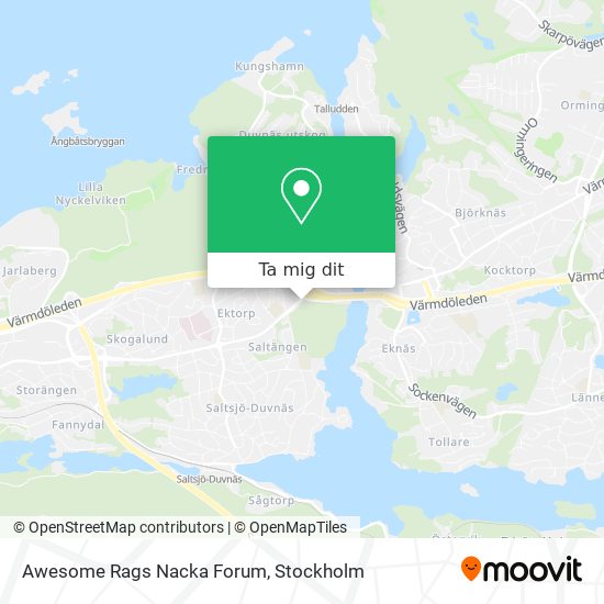 Awesome Rags Nacka Forum karta