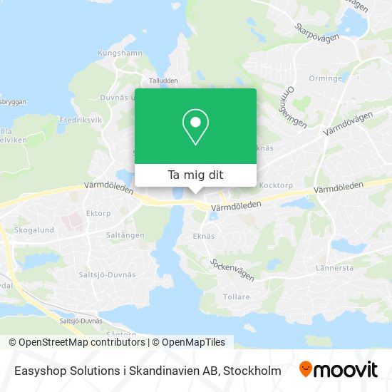 Easyshop Solutions i Skandinavien AB karta