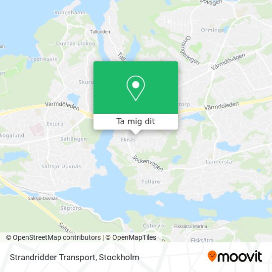 Strandridder Transport karta