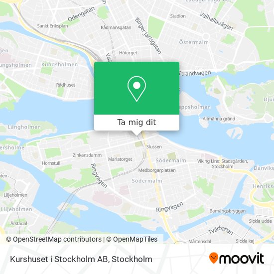 Kurshuset i Stockholm AB karta