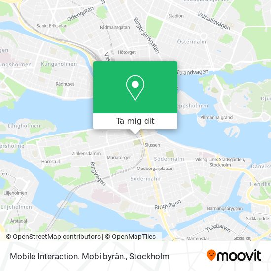Mobile Interaction. Mobilbyrån. karta