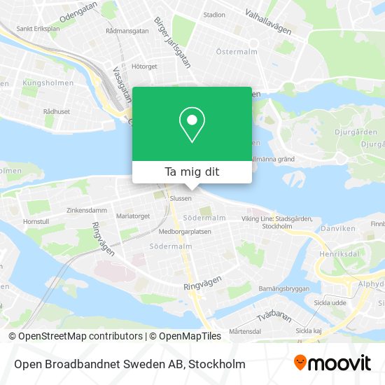 Open Broadbandnet Sweden AB karta