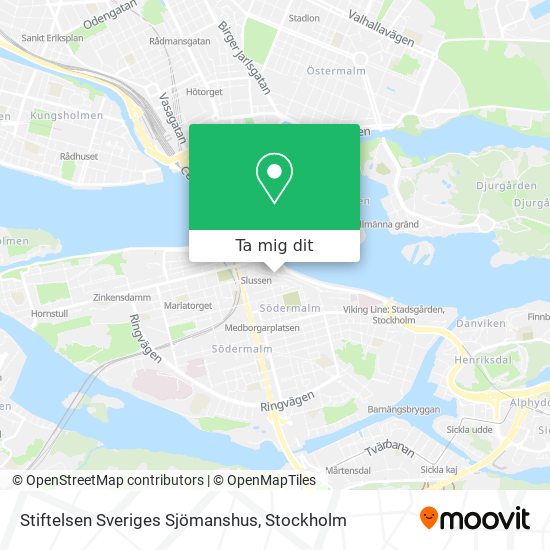 Stiftelsen Sveriges Sjömanshus karta