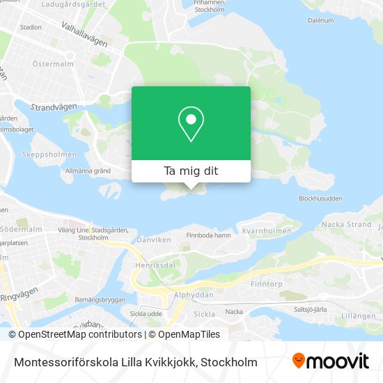 Montessoriförskola Lilla Kvikkjokk karta