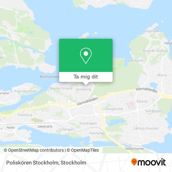 Poliskören Stockholm karta