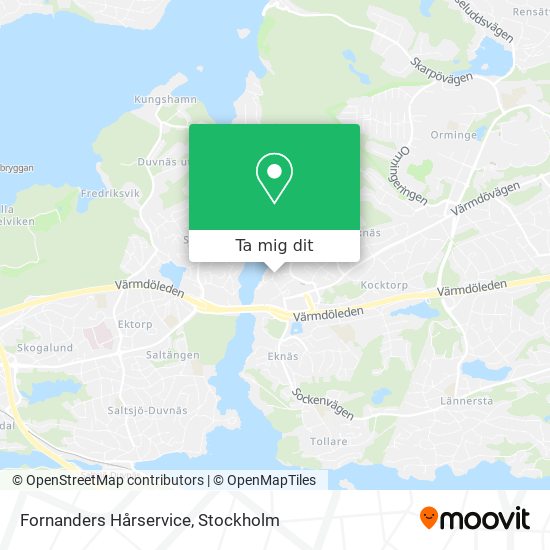 Fornanders Hårservice karta