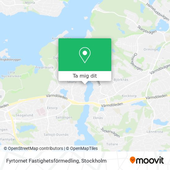 Fyrtornet Fastighetsförmedling karta