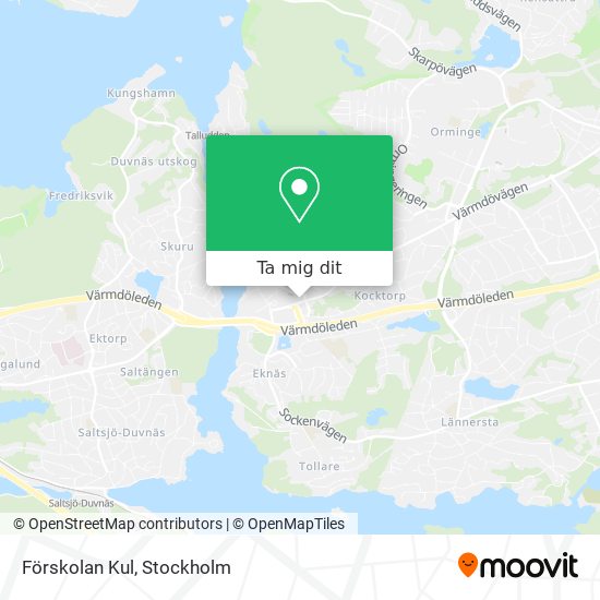 Förskolan Kul karta