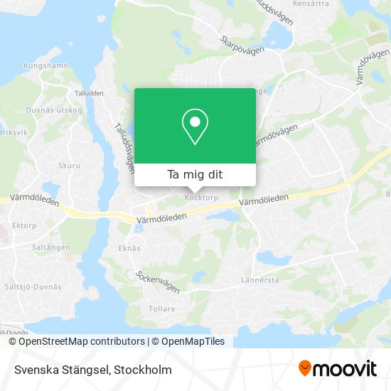 Svenska Stängsel karta