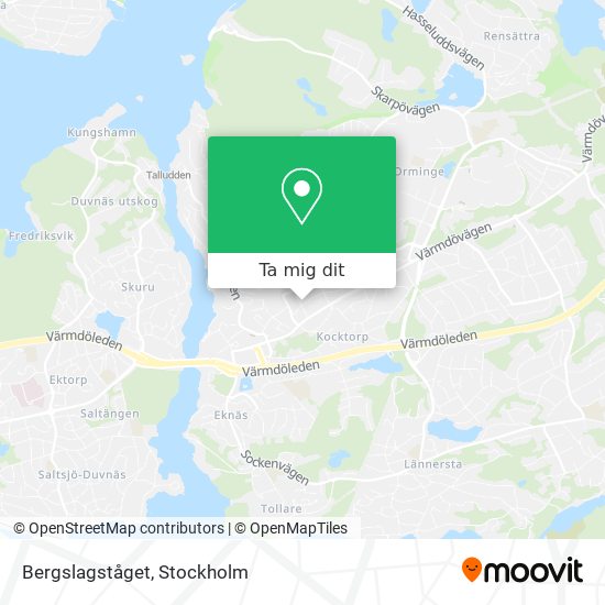 Bergslagståget karta