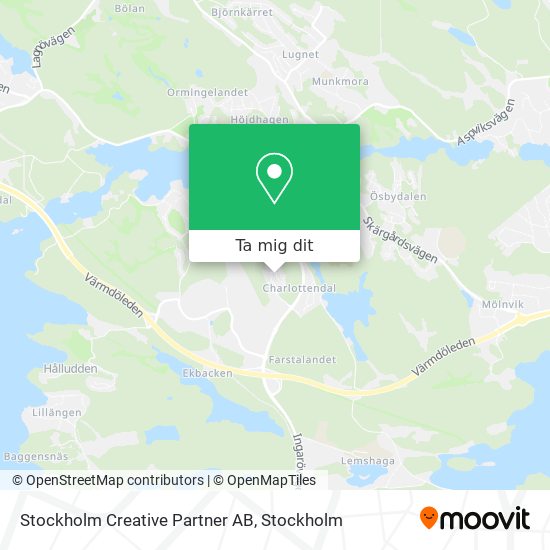 Stockholm Creative Partner AB karta