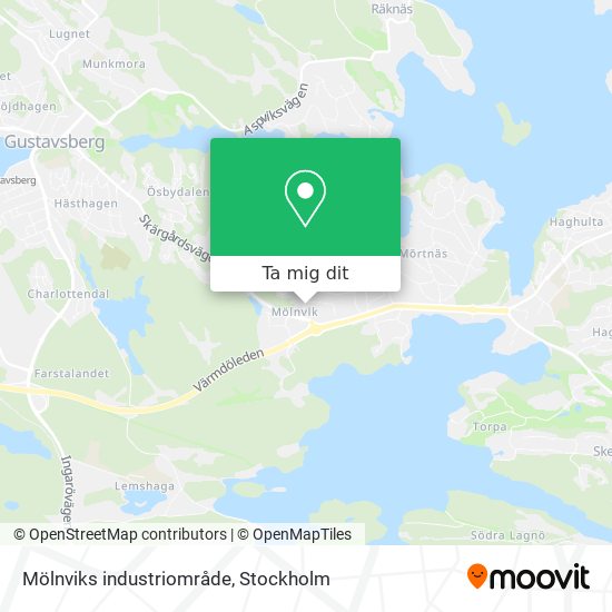 Mölnviks industriområde karta
