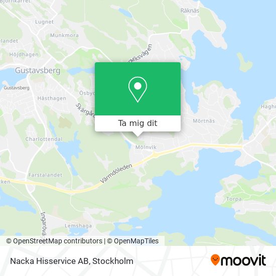 Nacka Hisservice AB karta