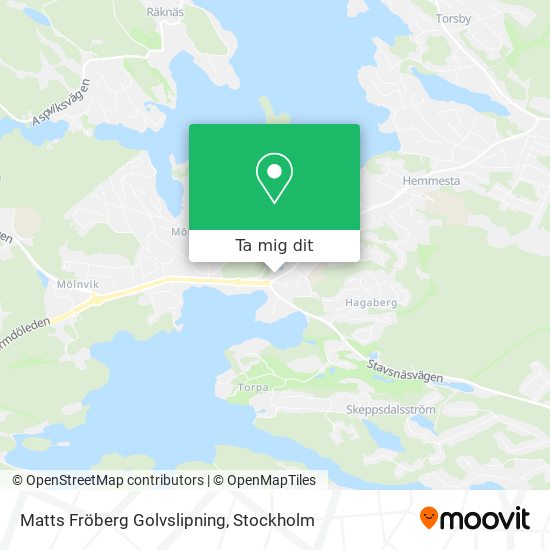 Matts Fröberg Golvslipning karta