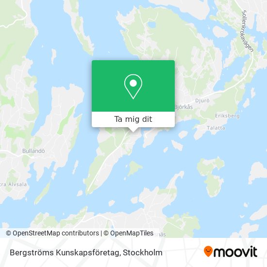 Bergströms Kunskapsföretag karta