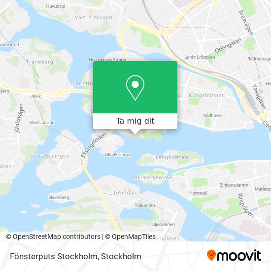 Fönsterputs Stockholm karta