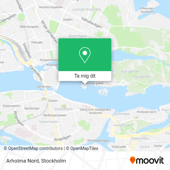 Arholma Nord karta