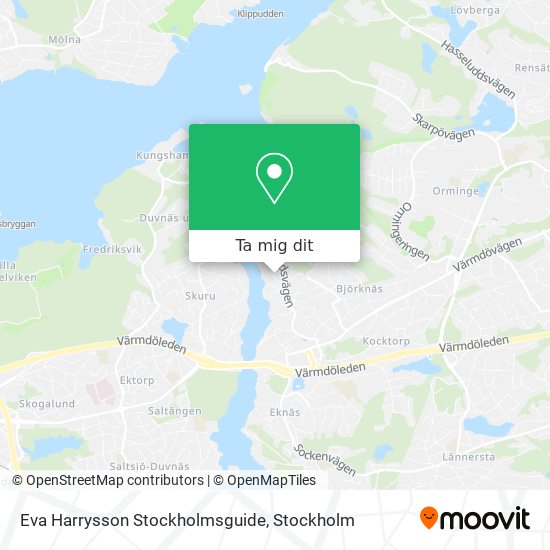 Eva Harrysson Stockholmsguide karta