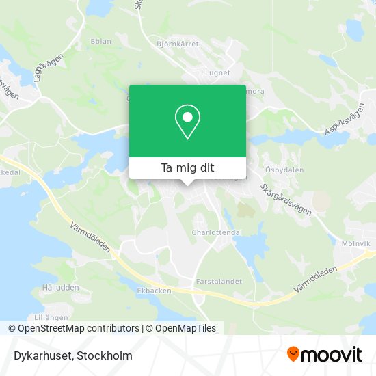 Dykarhuset karta