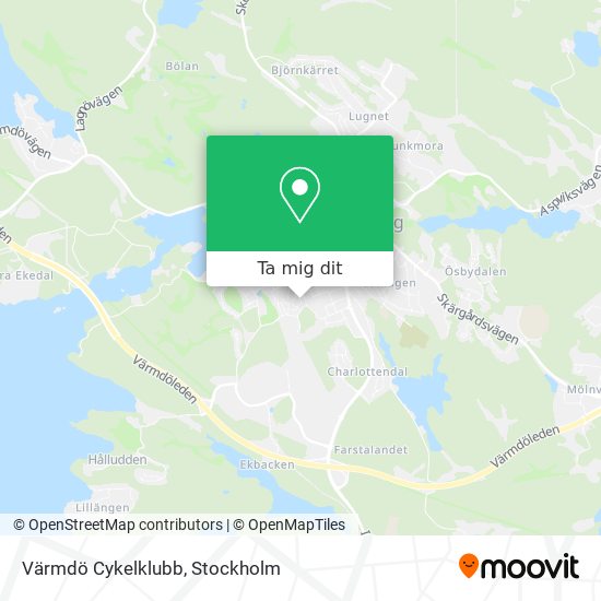 Värmdö Cykelklubb karta