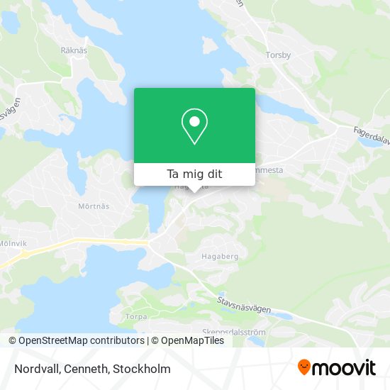 Nordvall, Cenneth karta