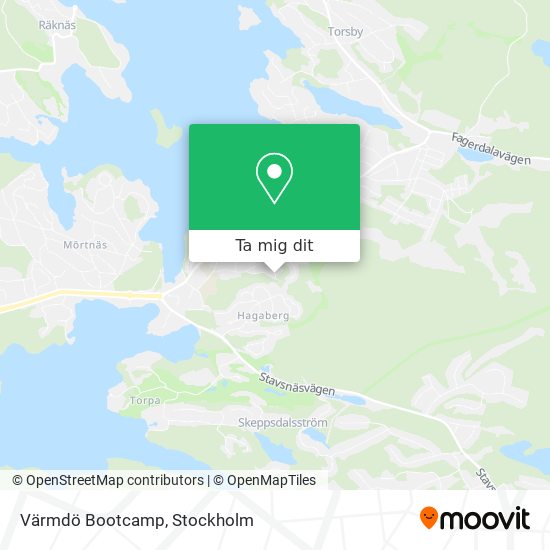 Värmdö Bootcamp karta