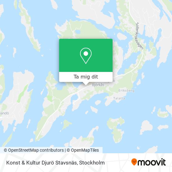 Konst & Kultur Djurö Stavsnäs karta