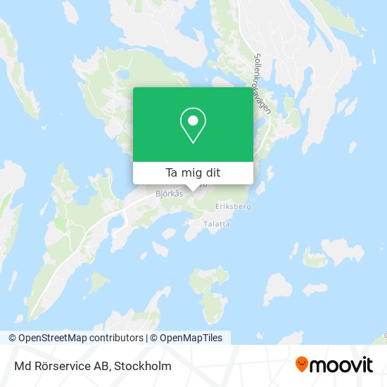 Md Rörservice AB karta