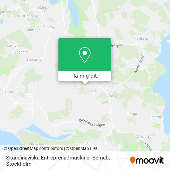 Skandinaviska Entreprenadmaskiner Semab karta