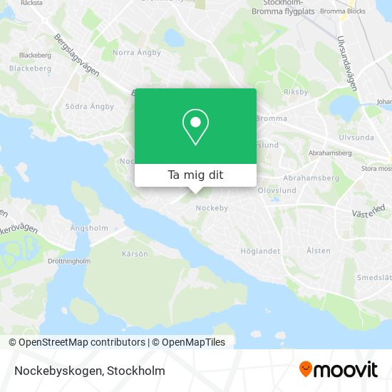 Nockebyskogen karta