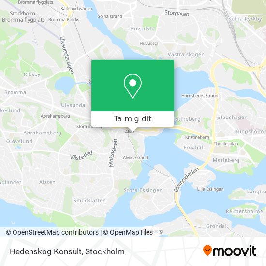 Hedenskog Konsult karta