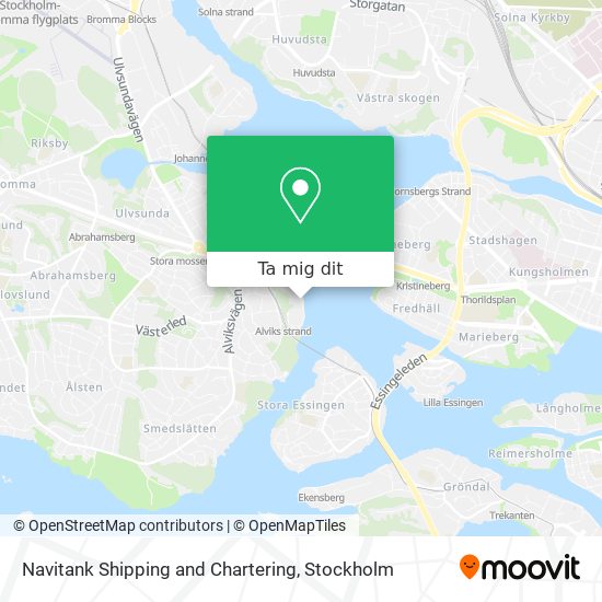 Navitank Shipping and Chartering karta