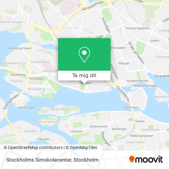 Stockholms Simskolecenter karta