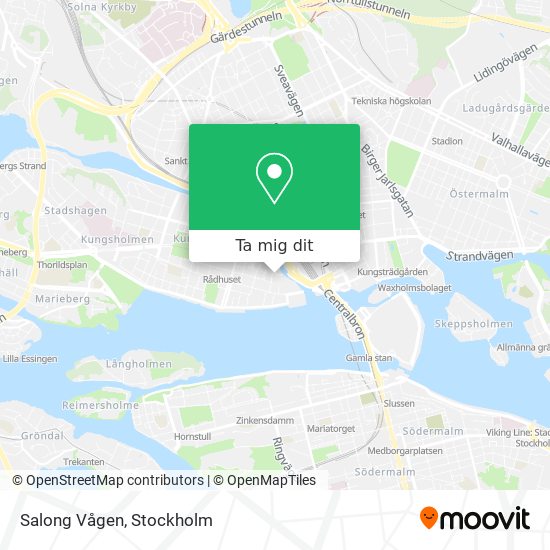 Salong Vågen karta