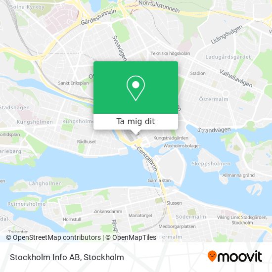 Stockholm Info AB karta