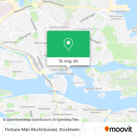 Flottans Män Riksförbundet karta