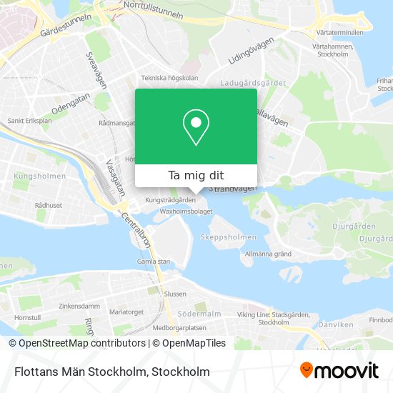 Flottans Män Stockholm karta