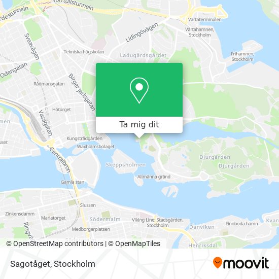 Sagotåget karta