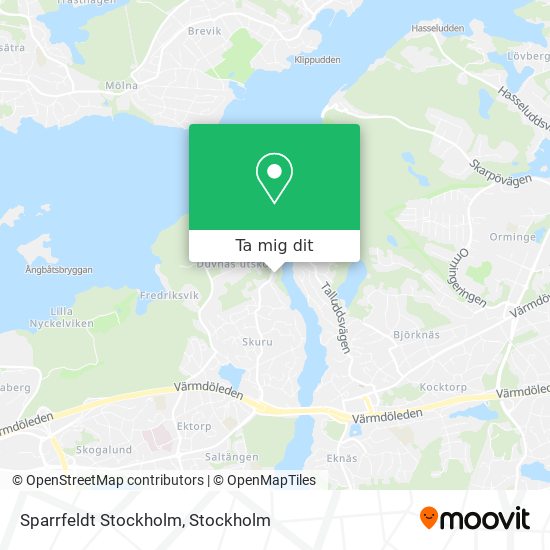 Sparrfeldt Stockholm karta