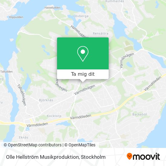 Olle Hellström Musikproduktion karta