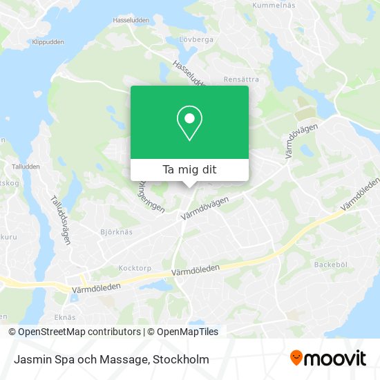 Jasmin Spa och Massage karta