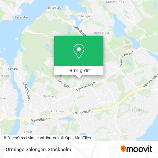 Orminge Salongen karta