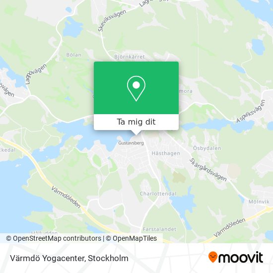 Värmdö Yogacenter karta