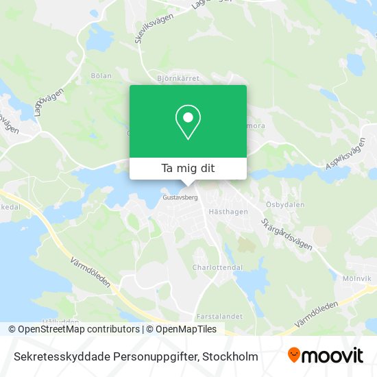 Sekretesskyddade Personuppgifter karta