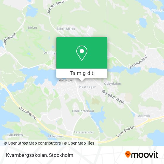 Kvarnbergsskolan karta