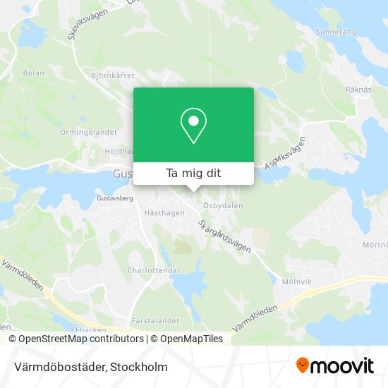 Värmdöbostäder karta