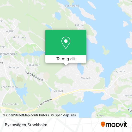 Bystavägen karta