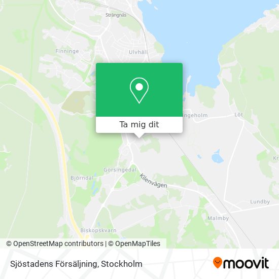 Sjöstadens Försäljning karta